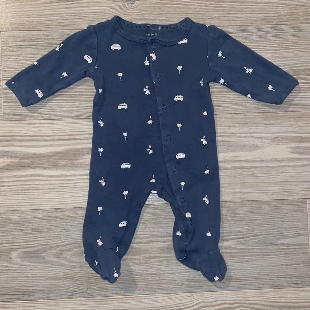 Carter’s Baby Boy Sleep and Play Sleeper Size 3 Months